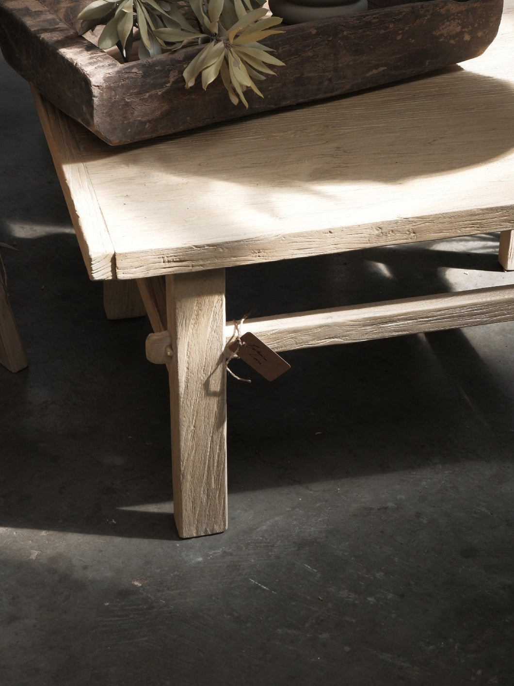 Coffee Table Elm Rectangle [sz:90cm X 60cm X 45cm]